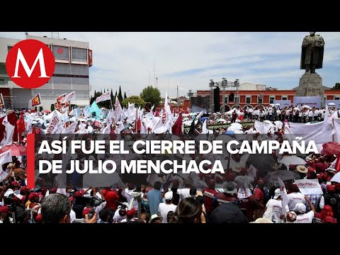 Con más de 30 mil asistentes, cierra campaña Julio Menchaca en Pachuca
