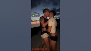 Sunset making love #kiss #loveislove #boys #homosexuality #hotboy #love #onelove #touch