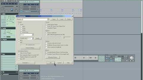 Samplitude 9.0 VSTi to Wave convert
