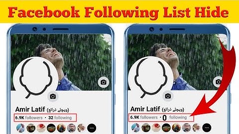 How To Hide Facebook Following List||Facebook Following Hide Kaise kare||fb hide following list