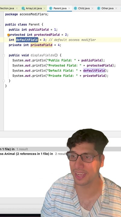 Day 18/45 Java Interview Series | Access Modifiers Private vs Protected ...
