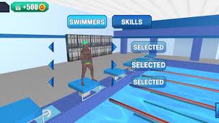 Swimming pool race game play video screenshot 5
