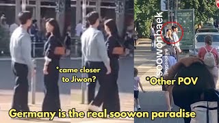 Another Unseen Footage Of Soohyun Jiwon From Germany But Why They Cut On This Part