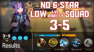 【明日方舟/Arknights】[3-5] - Low Lvl-Rarity Squad - Arknights Strategy