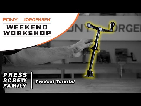 Weekend Workshop  |  Pony Jorgensen's Press Screw Family