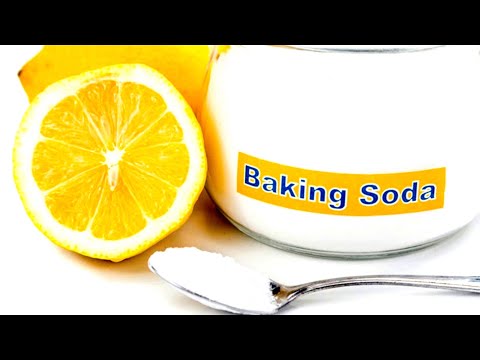 Half A Lemon Dipped In Baking Soda!!