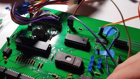 z80 computer with HT6542B ps/2 keyboard controller test