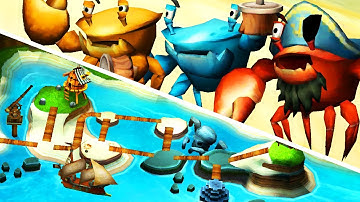 Donkey Kong Country Returns 3D - World 2: Beach - No Damage 100% Walkthrough