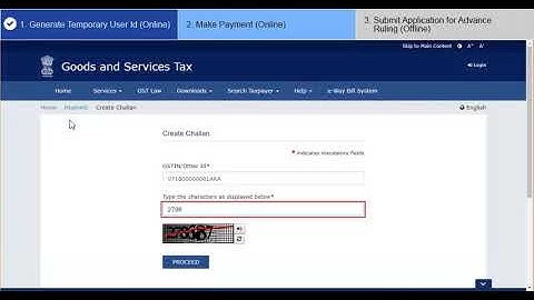 Official Guide on Filing of application for Advance Ruling by unregistered person