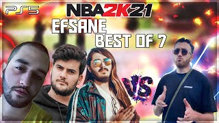 Team Jeddunex, Kendine Müzisyen, Jrokez Vs Team Wtcn Best Of 7 Nba 2K21 Playstation 5 Next- Gen