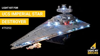 Game of Bricks LED Light Kit for Imperial Star Destroyer 75252 Sound Version