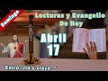 Lecturas y Evangelio del Día de Hoy Domingo 17 de Abril Del 2022 | Domingo de Resurrección