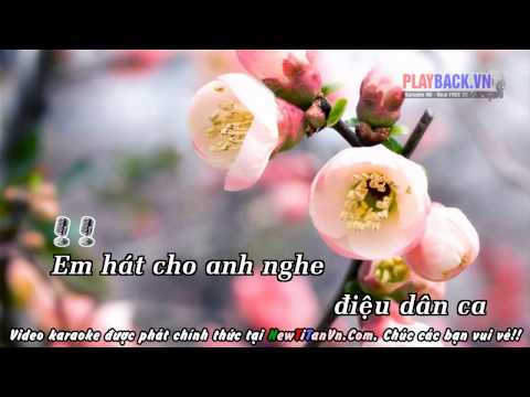 Em Hát Cho Anh Nghe Karaoke beat chuẩn