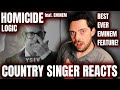 Country Singer Reacts To Logic Homicide ft. Eminem