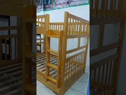 Giường Tầng Gỗ Tự Nhiên – Bền Đẹp & Tiện Lợi Cho Mọi Không Gian