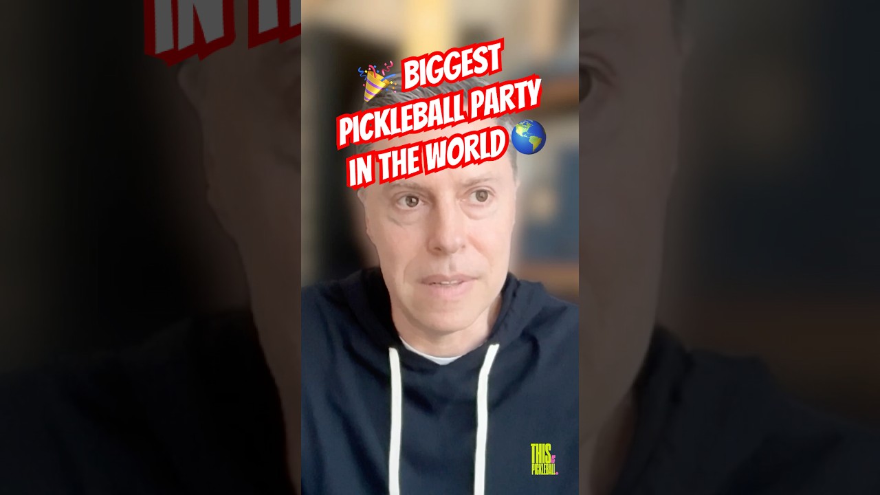 BIGGEST pickleball party in the WORLD 🌎
