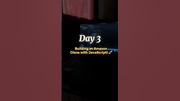 Day 3 of developing an Amazon clone using JavaScript 🚀 #javamagic #developer #devlife