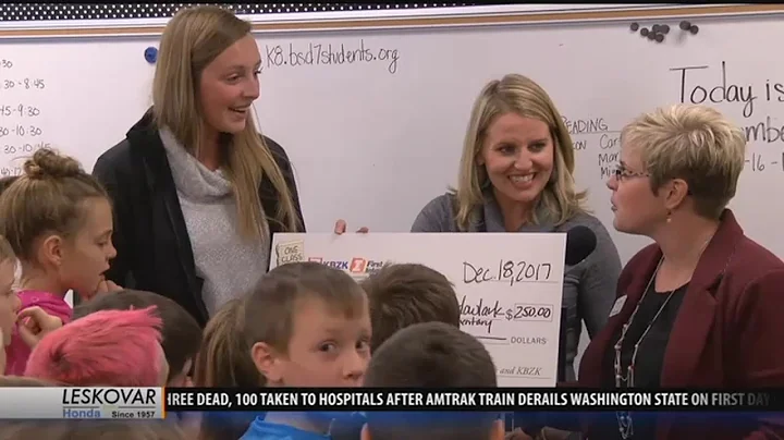 Meadowlark Elementary awarded One Class At A Time check