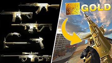 Unlock GOLD camouflage in just 20 minutes on any weapon! | Combat Master Mobile