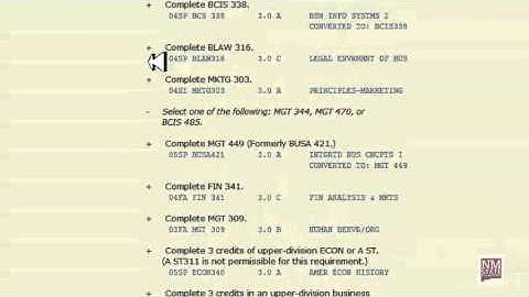 Read a STAR Degree Audit