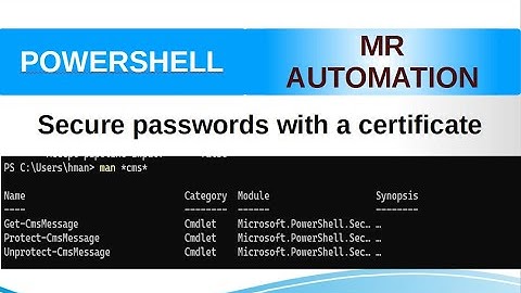 PowerShell S1E27 (Protect passwords)