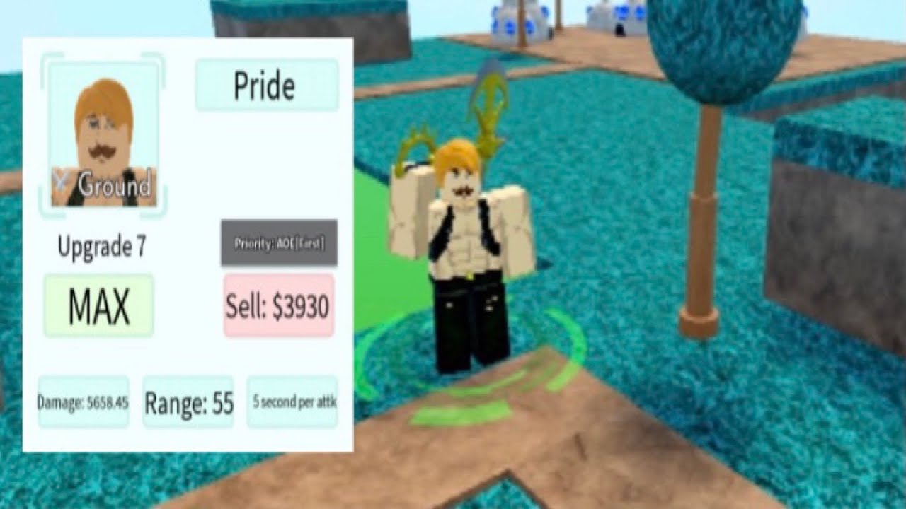 Pride (Escanor), Roblox: All Star Tower Defense Wiki