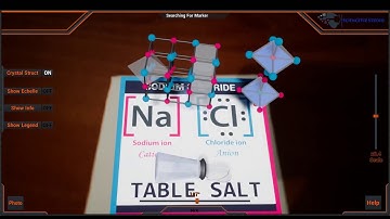 UE4 Augmented Reality in Chemistry - Atoms Interaction