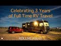 Travel review of 3 years on the road as a full time RVer