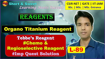 L-89 Reagents |Organo Titanium reagent | Tebbe