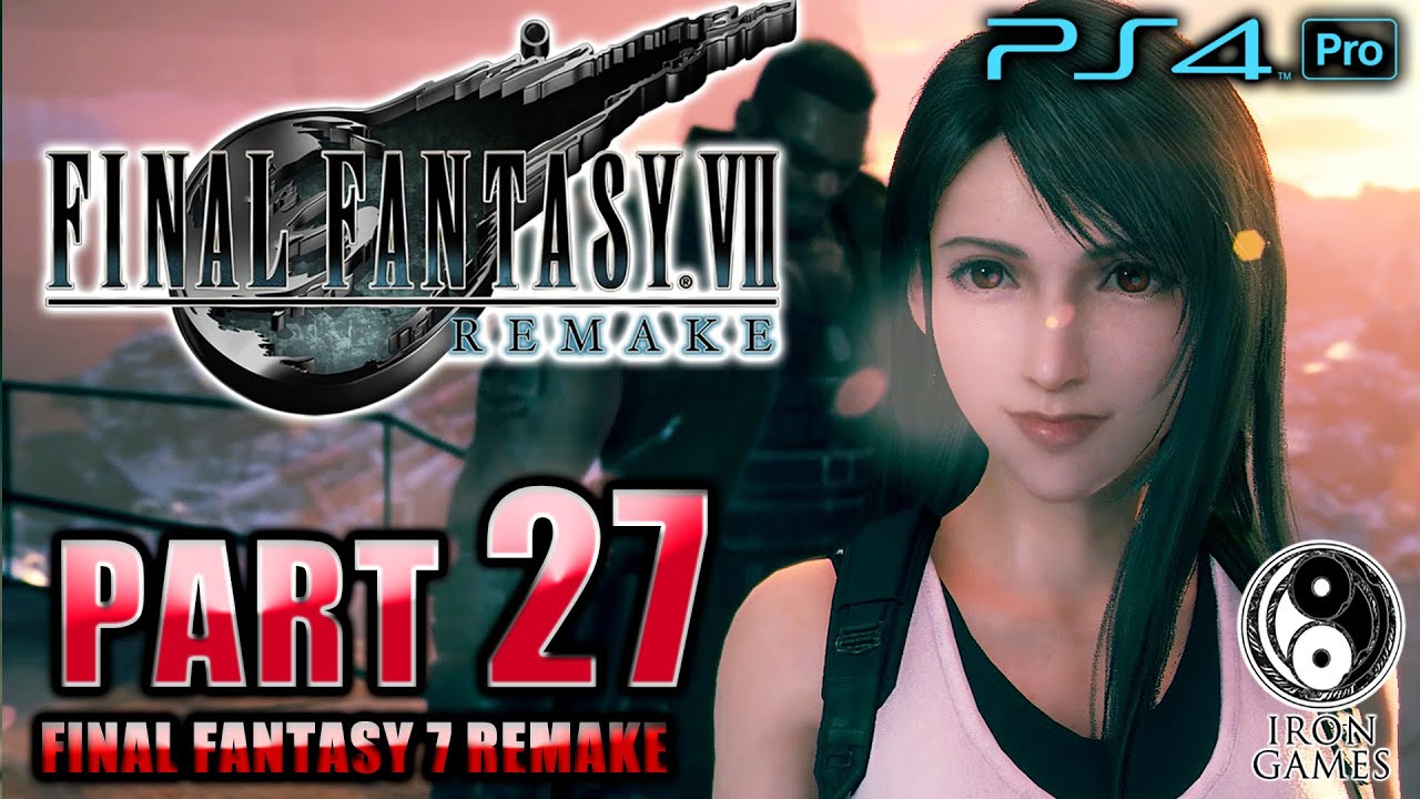 #27【ファイナルファンタジーⅦリメイク/高画質】ボス「ヘリガンナー」戦！神羅ビル目指し廃墟を越えて【FF7R】