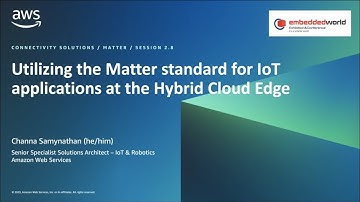 Utilizing the Matter standard for IoT applications at the Hybrid Cloud Edge