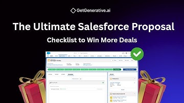 The Ultimate Salesforce Implementation Proposal Checklist To Win More Deals | GetGenerative.ai