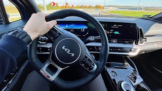 KIA Sportage GT-Line [1.6 T-GDI HEV 230 HP] | POV Test Drive #147 | POV Driver. TV | ASMR