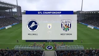 FIFA 22 MILLWALL VS WEST BROM EFL CHAMPIONSHIP PREDICTION