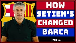 Quique Setien's Barcelona Tactics | Has Setien Improved Barcelona? | Setien's Barca Tactics |