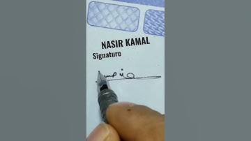 Nasir Kamal name signature style#youtubeshorts #short #signature