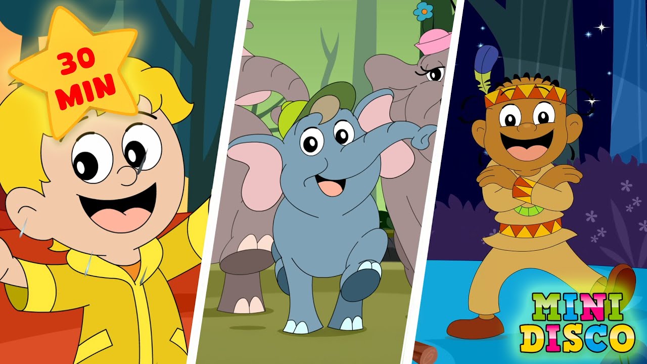 Olifantje in het Bos en meer Kinderliedjes | 30min ⏰| Minidisco