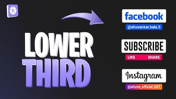 How to Make Lower Third on Android Using PixelLab & Kinemaster