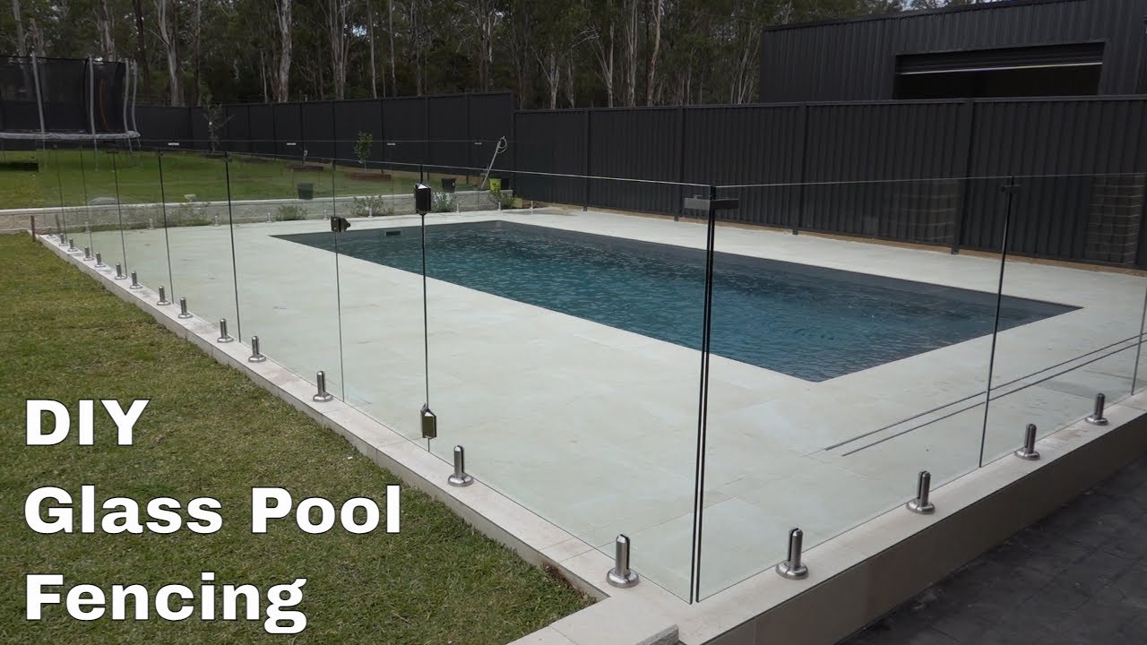 How to install glass pool fencing - DIY