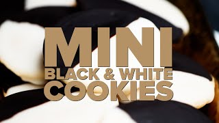 Black and White Mini Cookies