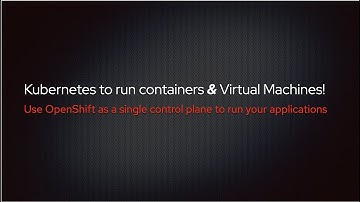 Use Single Node OpenShift to run containers AND virtual machines side-by-side!