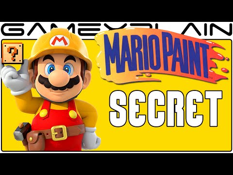 Mario Paint Menu SECRET in Super Mario Maker (Easter Egg)