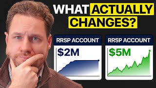 $2M vs $5M in RRSPs: What Actually Changes for Canadian Retirees