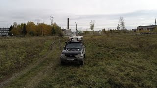 Установка солнечной панели на капот авто prado 95 / Installing a solar panel on the hood of the car.