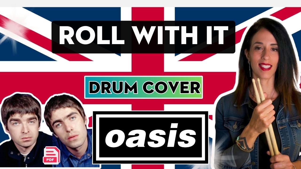 Roll With It | Oasis | Drum Cover (Drum Score)