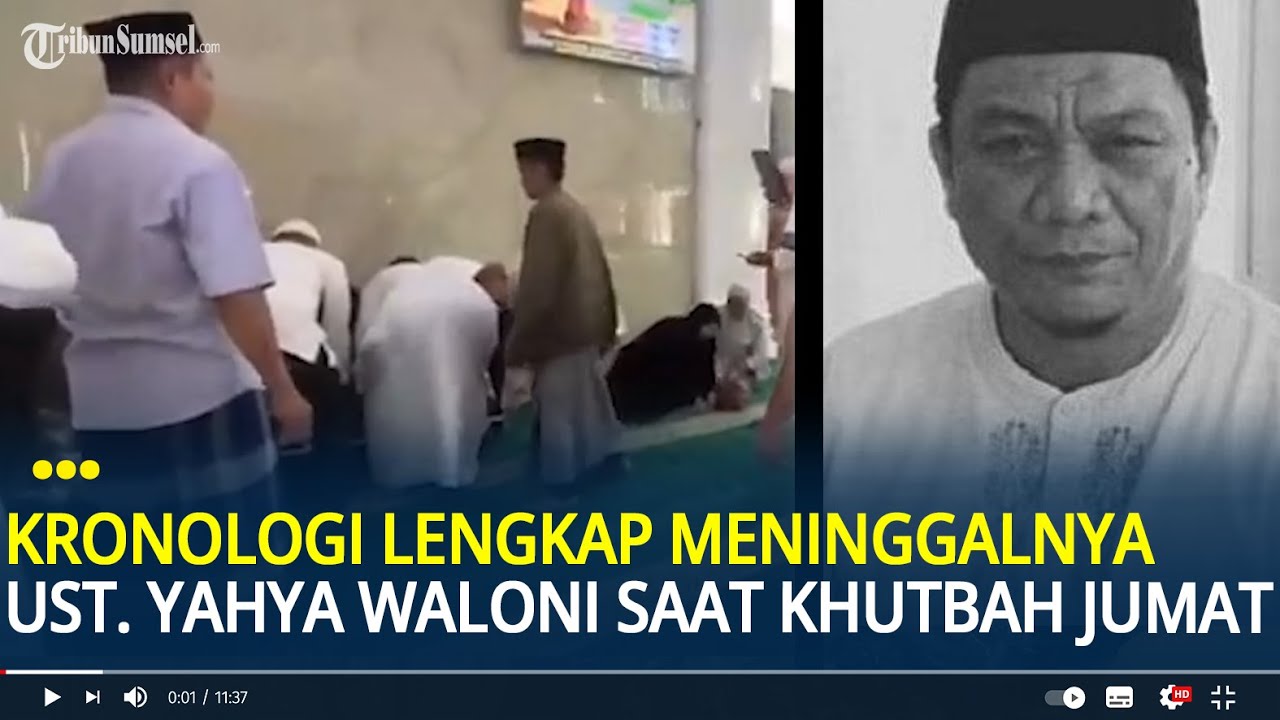 Kronologi Ustad Yahya Waloni Meninggal Saat Isi Khutbah Jumat, Sempat Dibawa ke Rumah Sakit