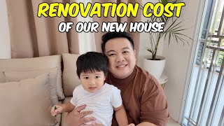 How much I spent on our Home Renovation - Cost Breakdown🏡 | Jm Banquicio