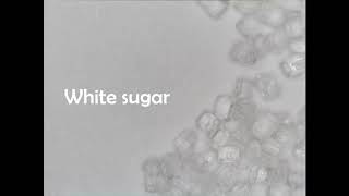 Microscopic things - Sugar and Salt
