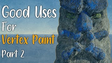 Using Vertex Paint To Color Rocks