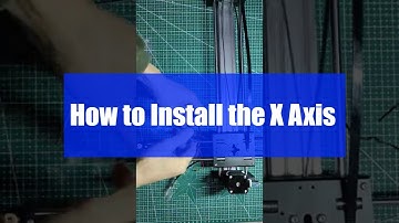 How to Install the X Axis of iDraw XY Plotter/Pen Plotter